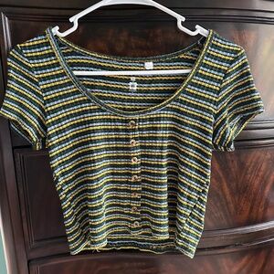 Blue and Yellow Tank Top